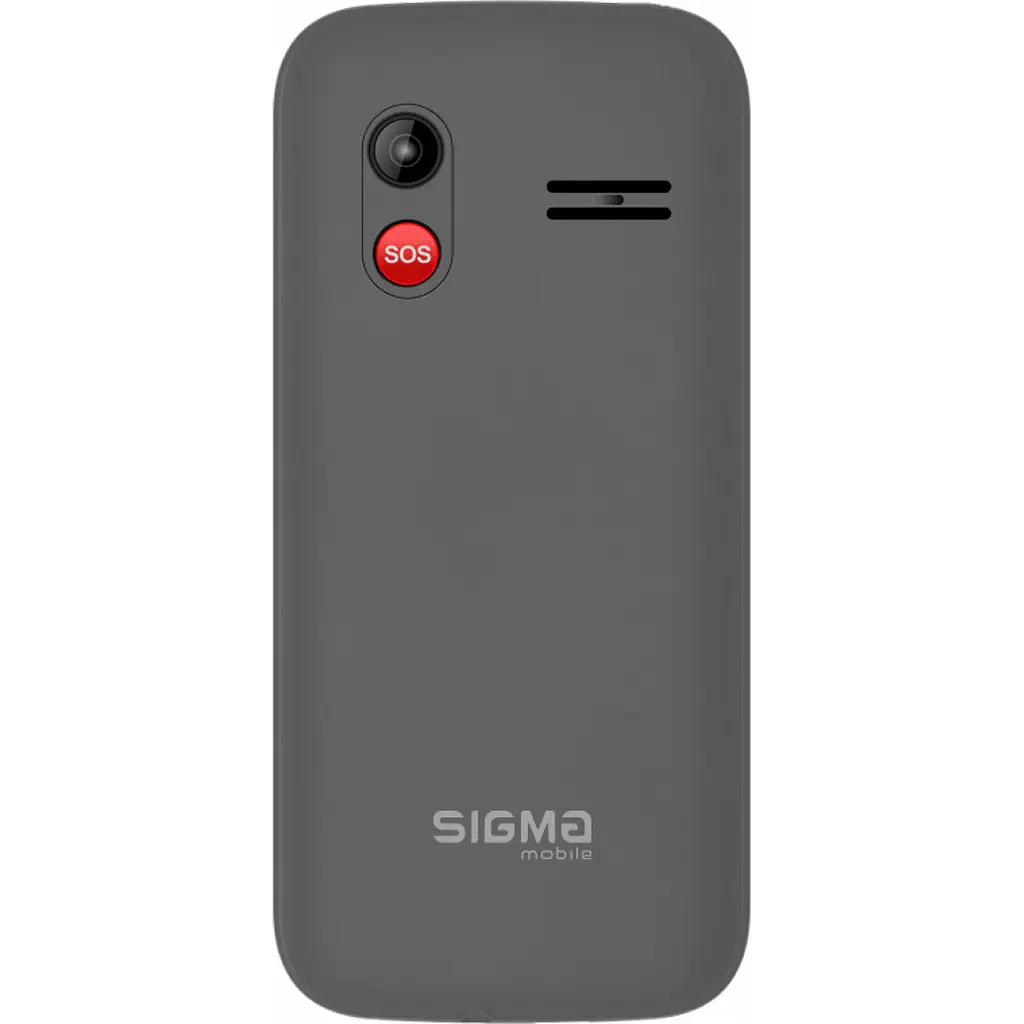 Мобильный телефон (бабушкофон) Sigma mobile Comfort 50 HIT Grey - фото 2