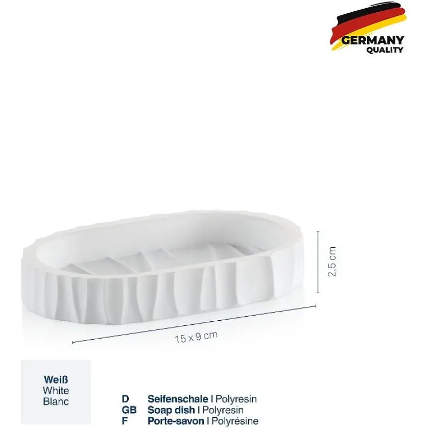 Мильниця Kela Merida 15х9х2.5 см біла (23760) - фото 2