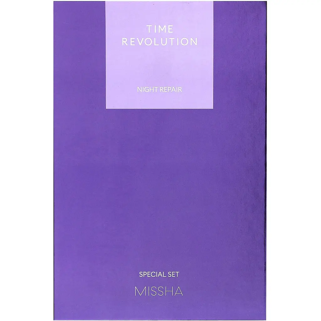 Набор для ухода за кожей Missha Time Revolution: эссенция 30 мл + ампульная сыворотка (50 мл + 10 мл) + ночной крем (50 мл + 10 мл) - фото 3