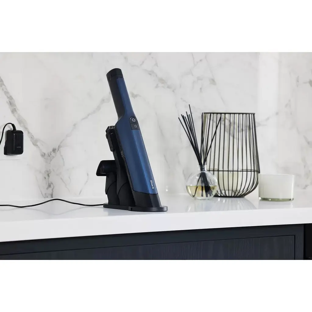 Аккумуляторный ручной пылесос Shark черно-синий (WV270EU) - фото 12