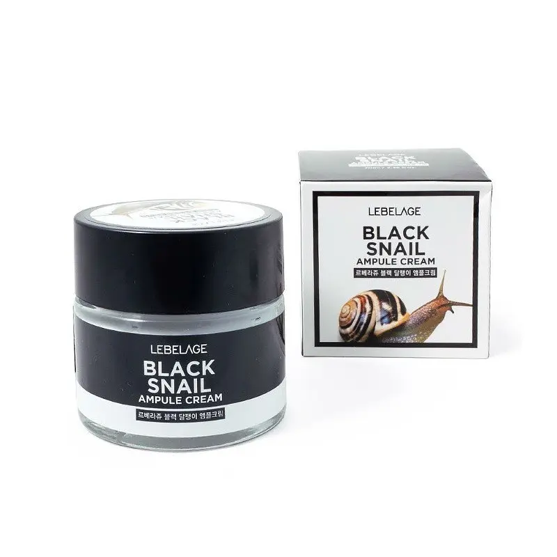 Крем для лица Lebelage Black Snail Ampule 70мл