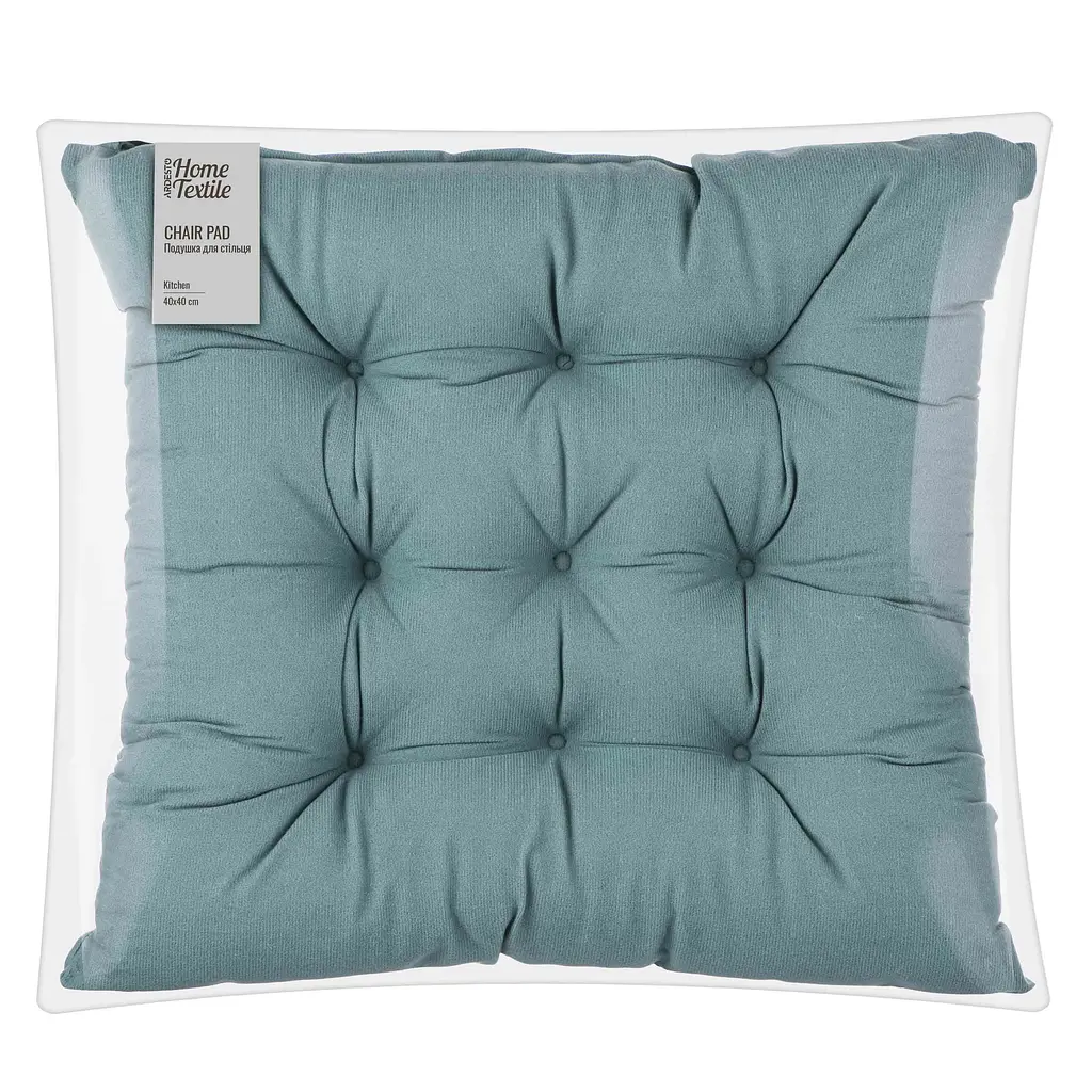 Подушка для стільця Ardesto Soft 40х40см, 100% поліестер, зелений (ART03SE)