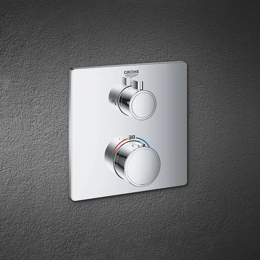 Душова система прихованого монтажу Grohe Grohtherm Cube 26415SC0, Хром - фото 3
