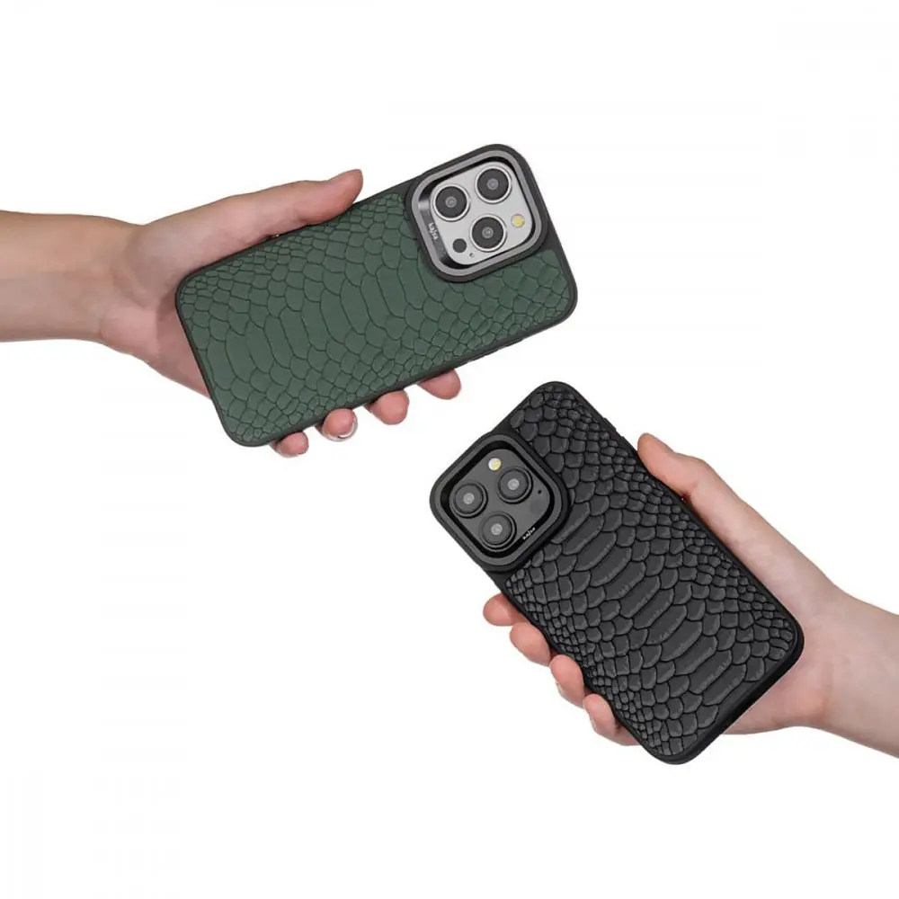 Чохол Kajsa Snake Pattern with Magnetic Ring iPhone 16 Pro - фото 6