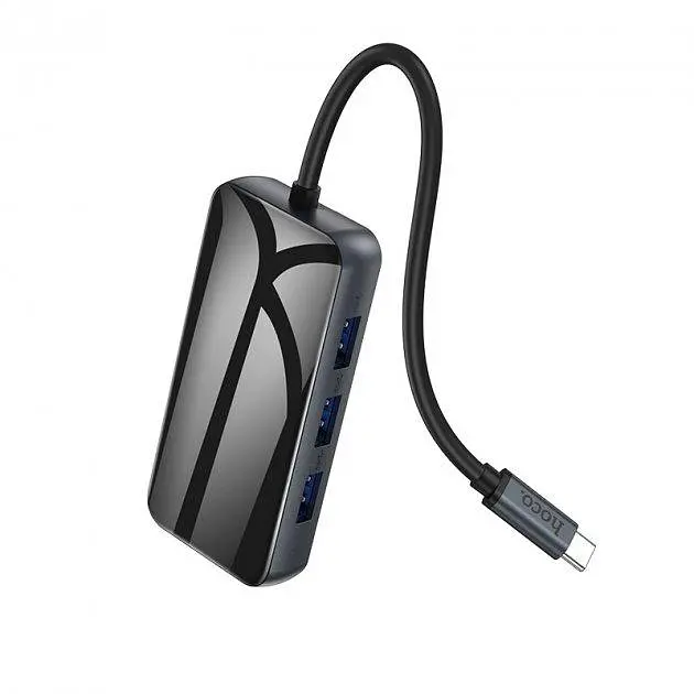 USB Хаб Hoco Easy Expand Type-C HB16 3 USB - фото 2