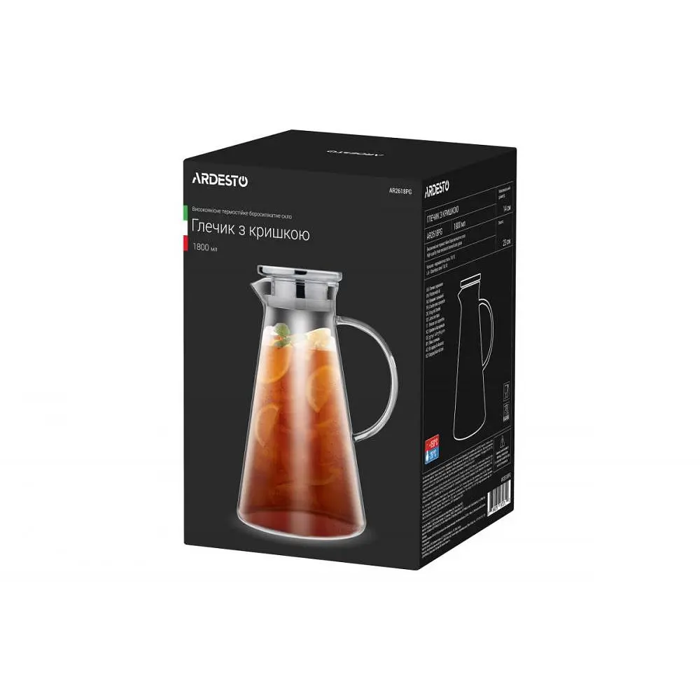 Кувшин Ardesto AR2618PGN - фото 3