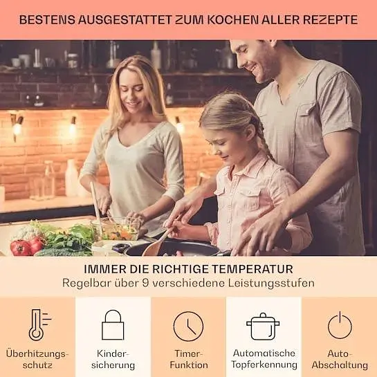 Встраиваемая варочная панель Klarstein Virtuosa 4 зоны (10035551) - фото 5