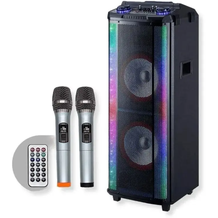 Активна акустична система XPRO-TD1070 з пультом та мікрофоном чорна (MER-15692_8944) - фото 4