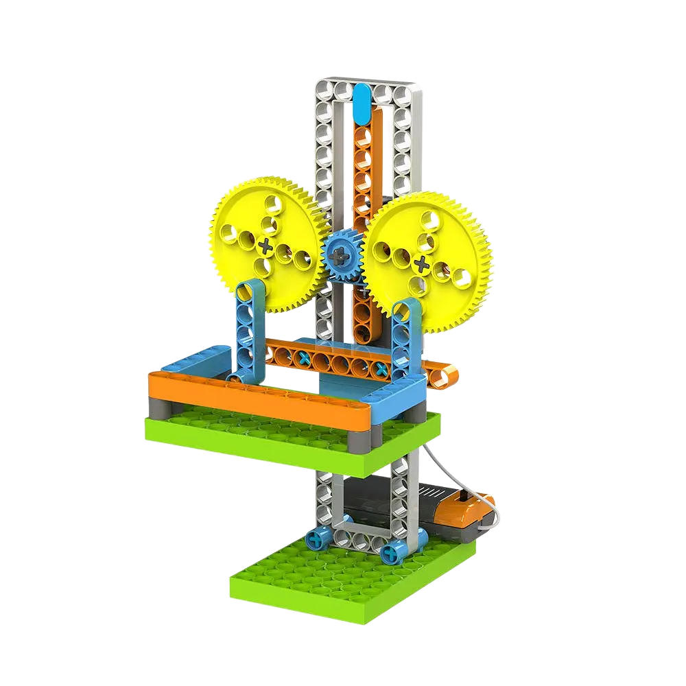 Конструктор Zephyr Blix Aarti Set поліпропіленовий розвивальний з моторчиком 82 елементи 5 моделей - фото 2