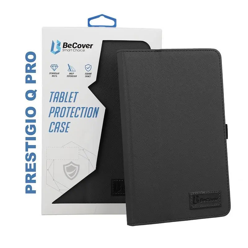 Чохол-книжка BeCover Slimbook для Prestigio Q Pro Чорний (705637) - фото 2