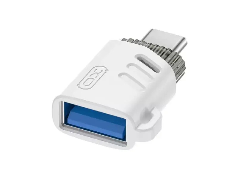 Перехідник XO USB Type-C - USB-A White (NB256B) - фото 2
