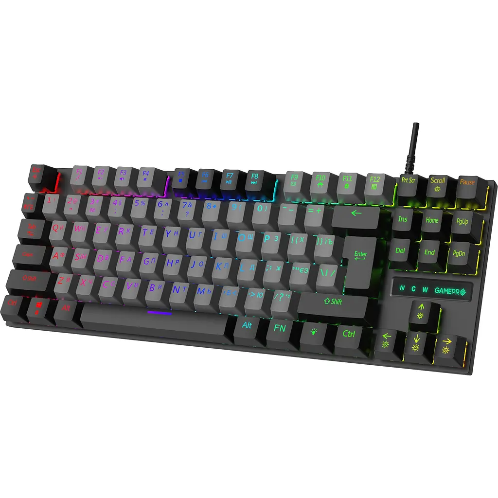 Клавиатура GamePro MK100R Red Switch LED USB Black/Grey [MK100R] [111030] - фото 3