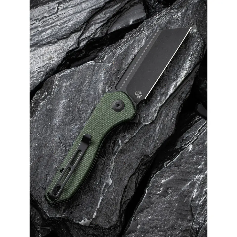Ніж Civivi ExOne, Green Micarta, Darkwash (C23036-3) - фото 11