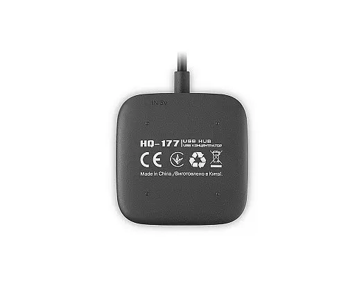 USB-хаб REAL-EL HQ-177 4 ports - фото 4