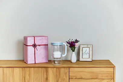 Фільтр-глечик Brita ONE LED MXpro скляний синій (1061076) - фото 5
