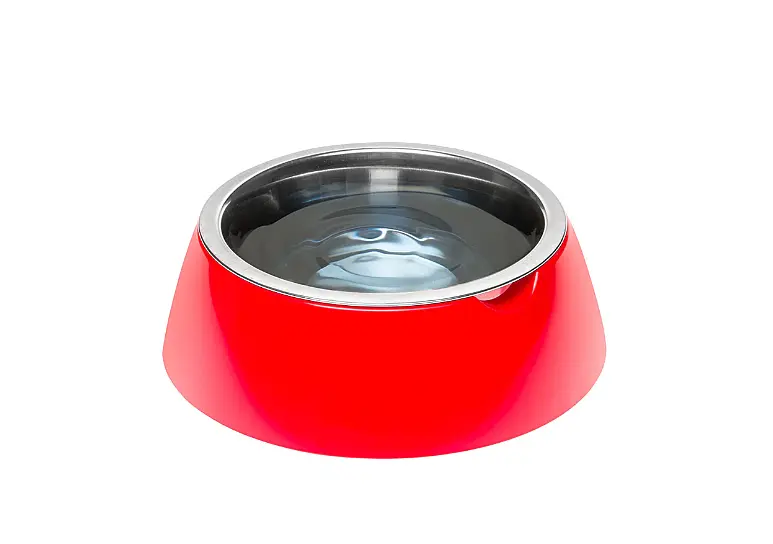 Миска для собак Ferplast Jolie Medium металева червона Ø 20x6.7 см 850 мл 70983022 - фото 4