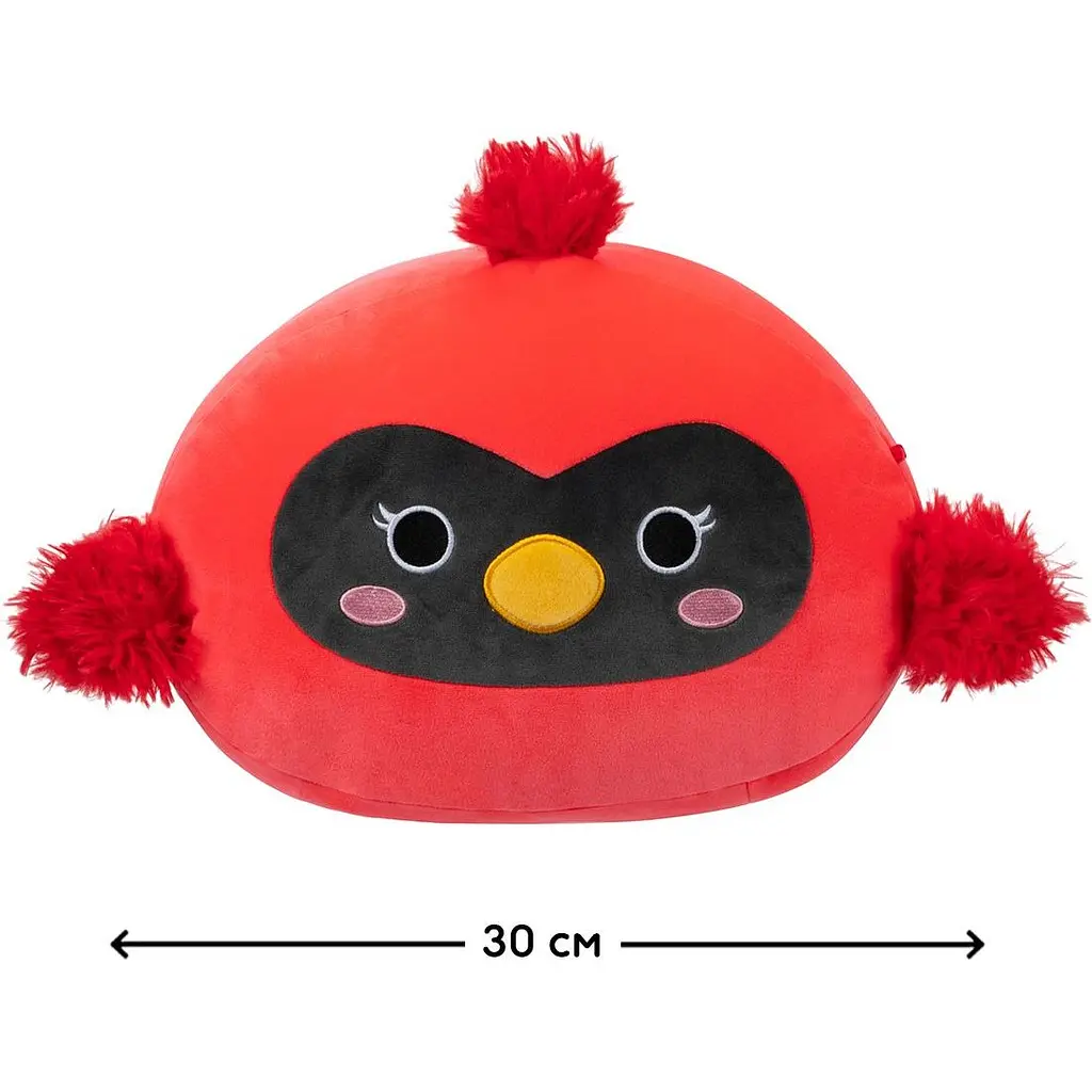М'яка іграшка Squishmallows Червоний кардинал 30 см (SQCR04194) - фото 3