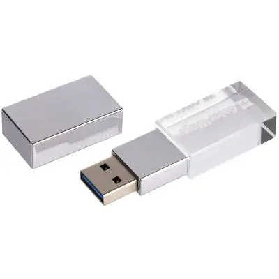 USB флеш накопичувач ColorWay 32GB 3.0 Transparent (CW-USBCL32) - фото 3