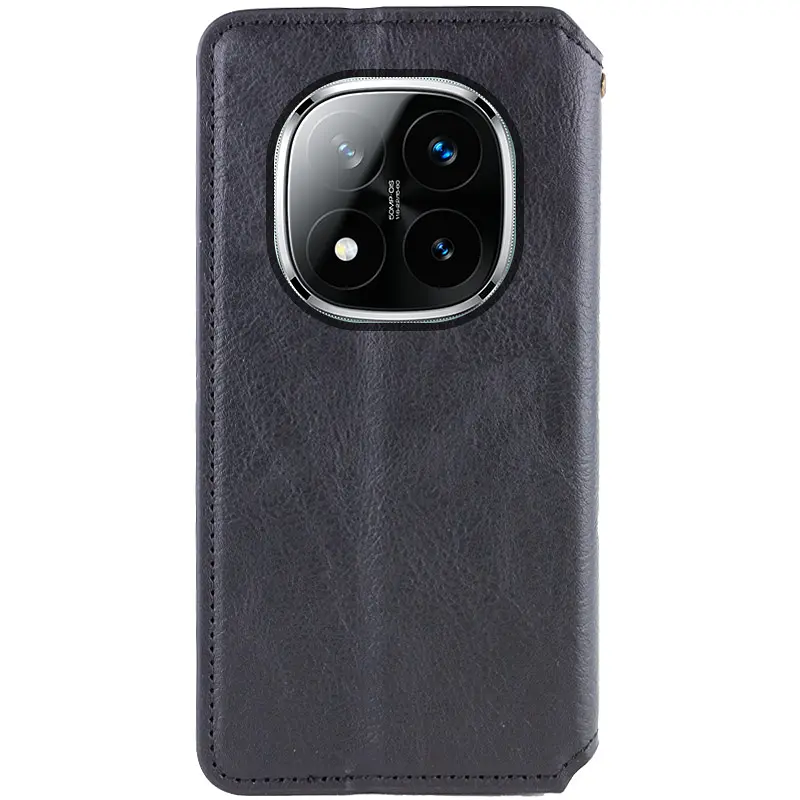 Шкіряний чохол-книжка GETMAN Cubic (PU) для Xiaomi Redmi Note 15 Pro+ 5G Чорний - фото 3