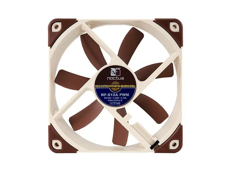 Вентилятор для корпусу Noctua NF-S12A PWM - фото 3