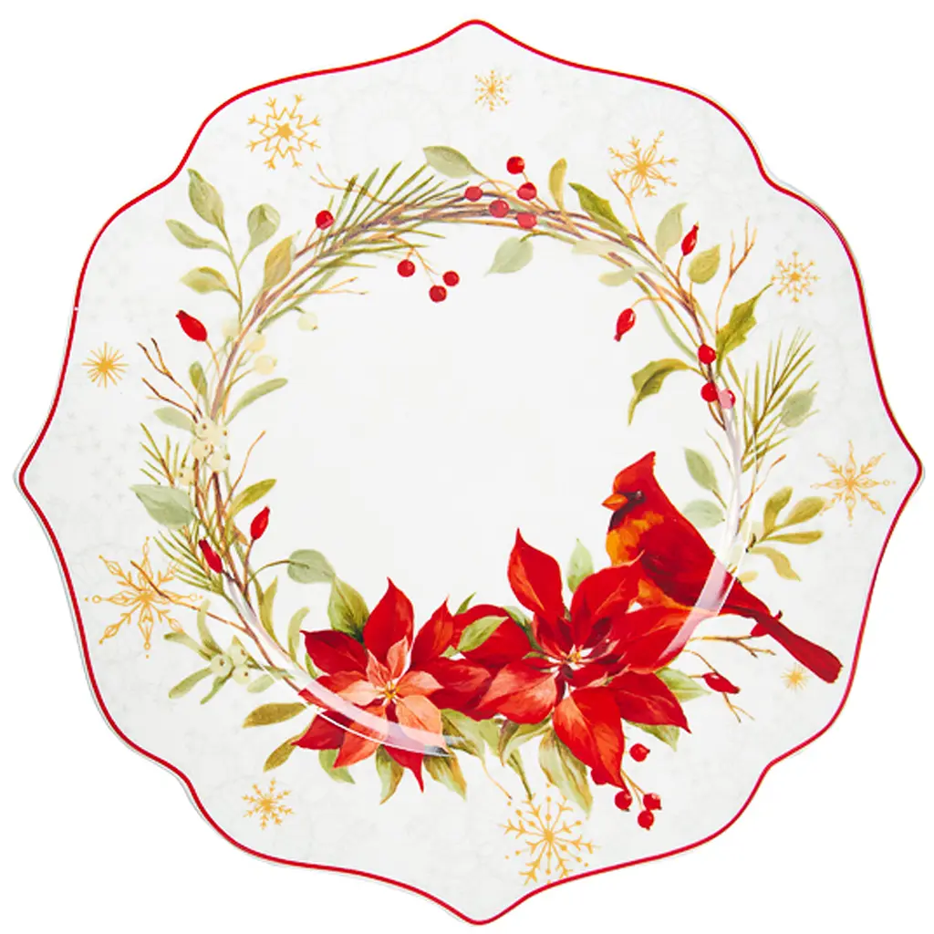 Набір тарілок Lefard Royal Cristmas порцеляна 19 см 2 шт. (922-160) - фото 2