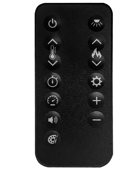 Електрокамін ArtiFlame AF33 — 86,6 см, вигнуте панорамне скло, 3D-ефект полум’я, LED-підсвічування та обігрів - фото 4