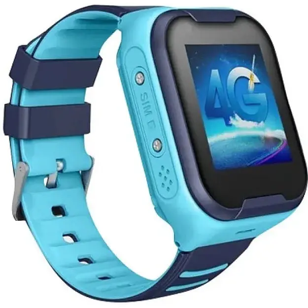 Наручний смарт-годинник дитячий K9 з функцією телефону 4G і GPS / WiFi Blue (16414) - фото 2