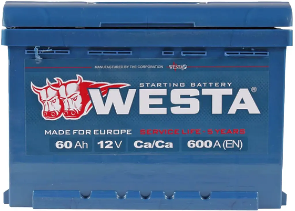 Автомобільний акумулятор WESTA 60 Ah / 600 A Premium L лівий плюс (242x175x190) WPR601 - фото 2