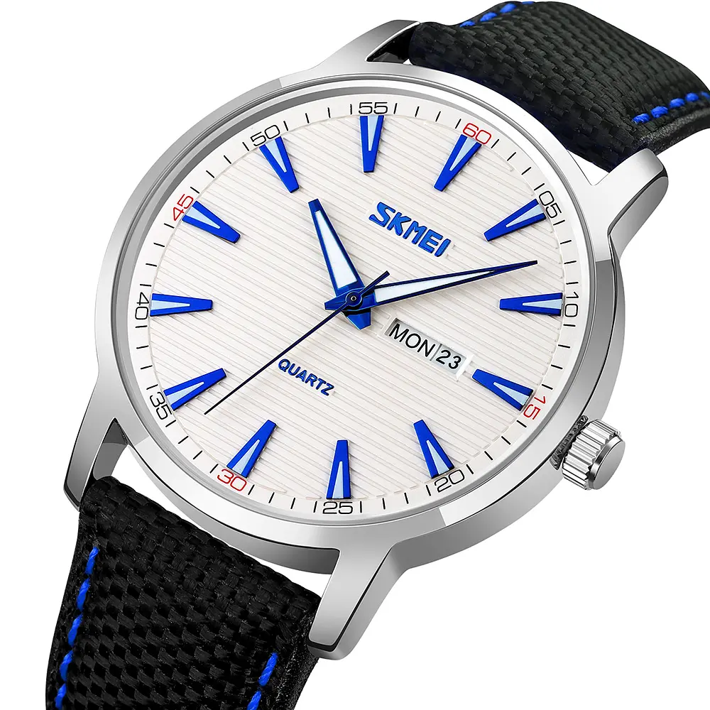 Чоловічий наручний годинник 9303SIBU Silver-Blue Skmei acs0029770 - фото 2