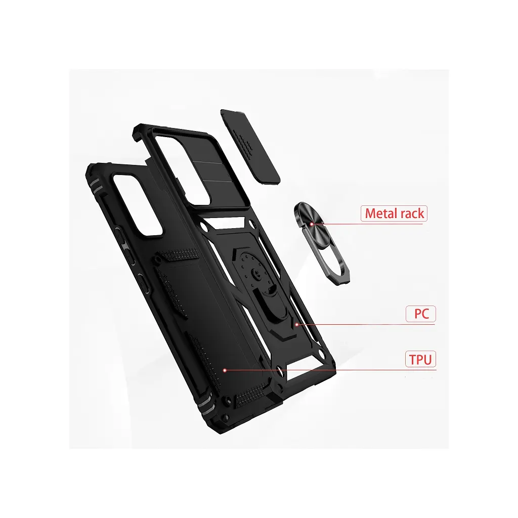 Чохол до мобільного телефона BeCover Military Samsung Galaxy A73 SM-A736 Black (707381) - фото 3