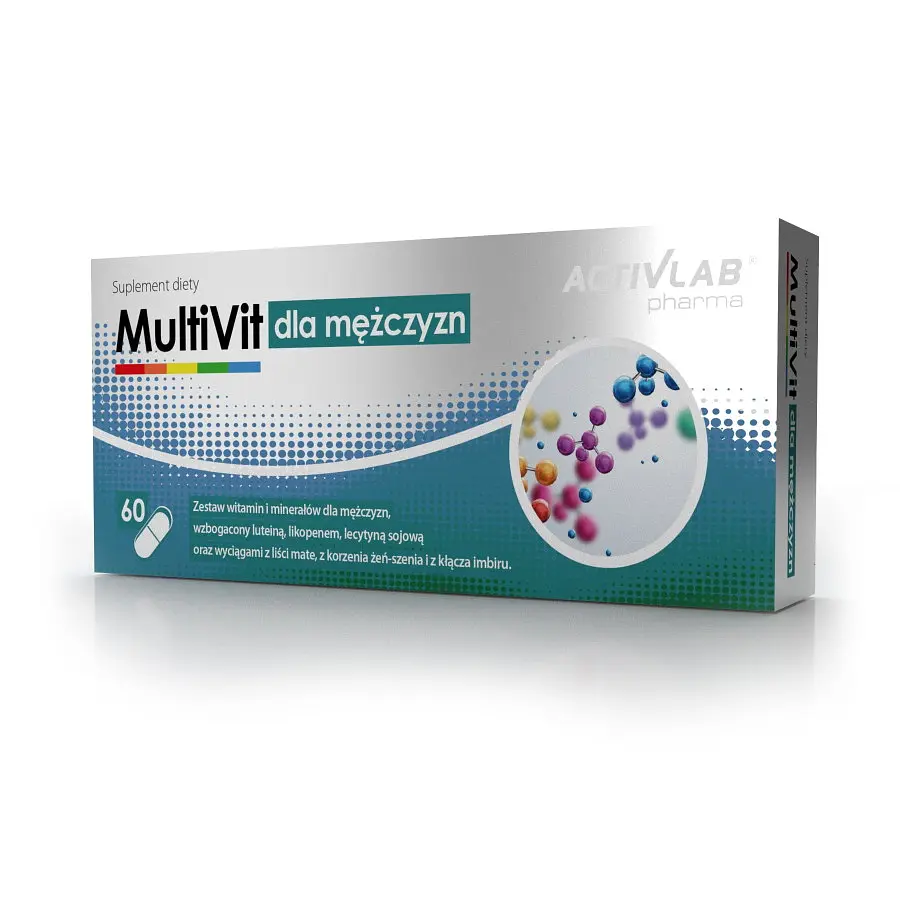 Вітаміни та мінерали ActivLab Pharma MultiVit for Men, 60 капсул