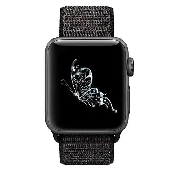 Нейлоновий ремінець Primo для Apple Watch 38 мм, 40 мм, 41 мм Black - фото 3