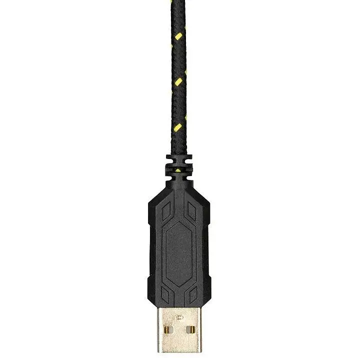 Дротові геймерські навушники 2E Gaming HG340 USB-A RGB 2 м жовті - фото 5