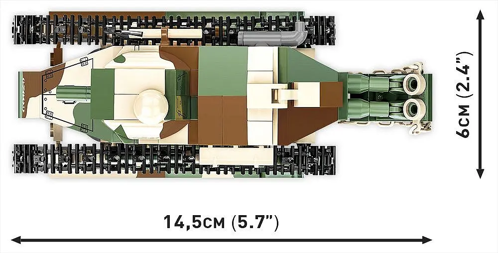 Конструктор COBI танк 1:35 Renault FT Victory Tank 1920 2992 - фото 4