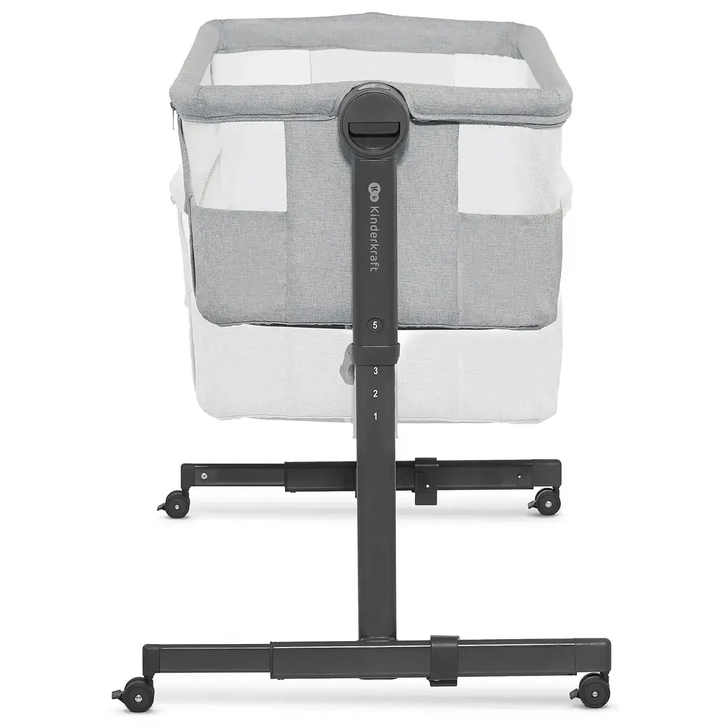 Приставная кроватка-люлька Kinderkraft Neste Up 2 Light Grey (KLNEUP02LGR0000) - фото 4