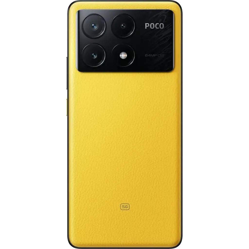 Смартфон Xiaomi Poco X6 Pro 12/512GB Yellow (Global Version) [NFC, 5G] - фото 5