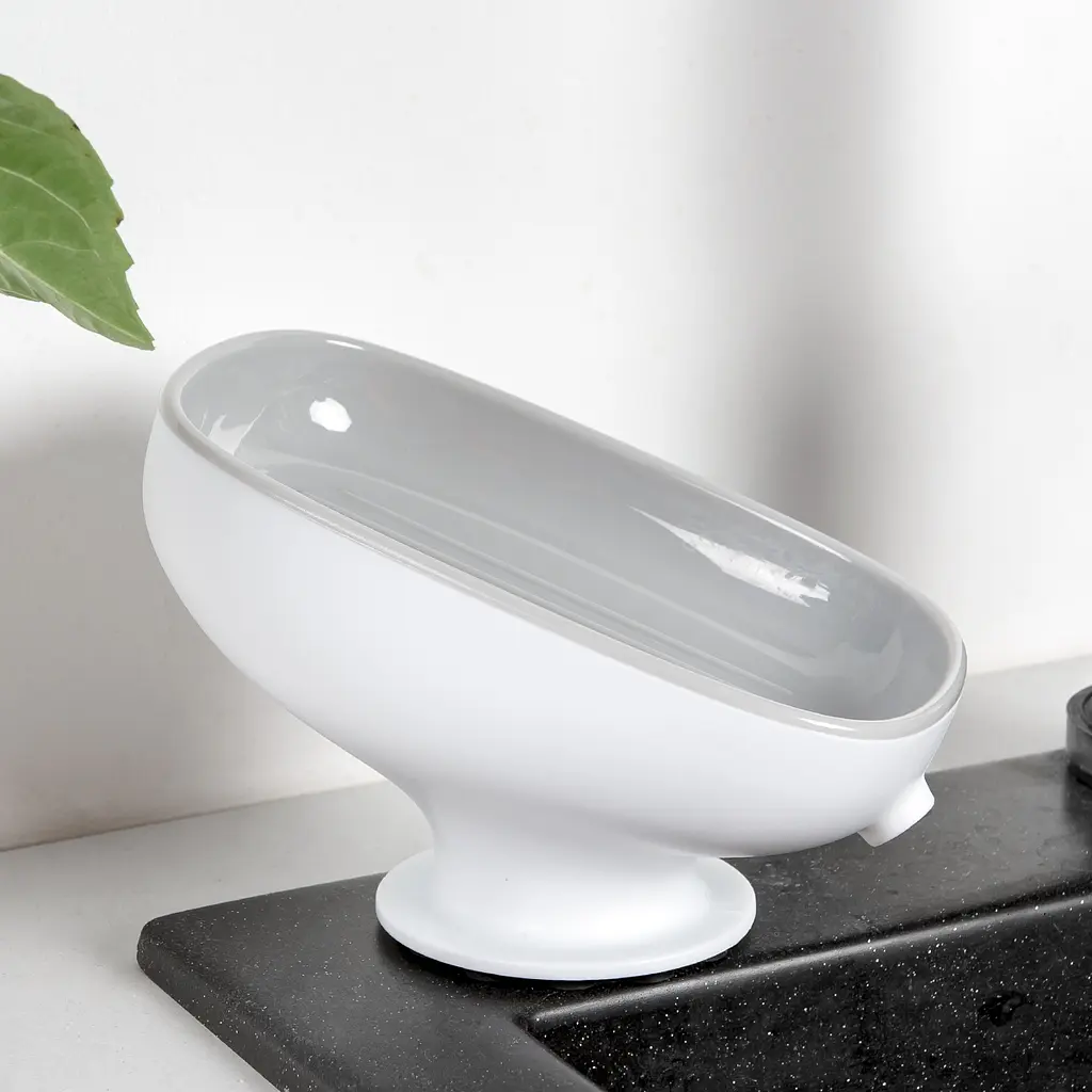 Мильниця MVM на присосці біло-сіра (BP-38 WHITE/GRAY) - фото 7