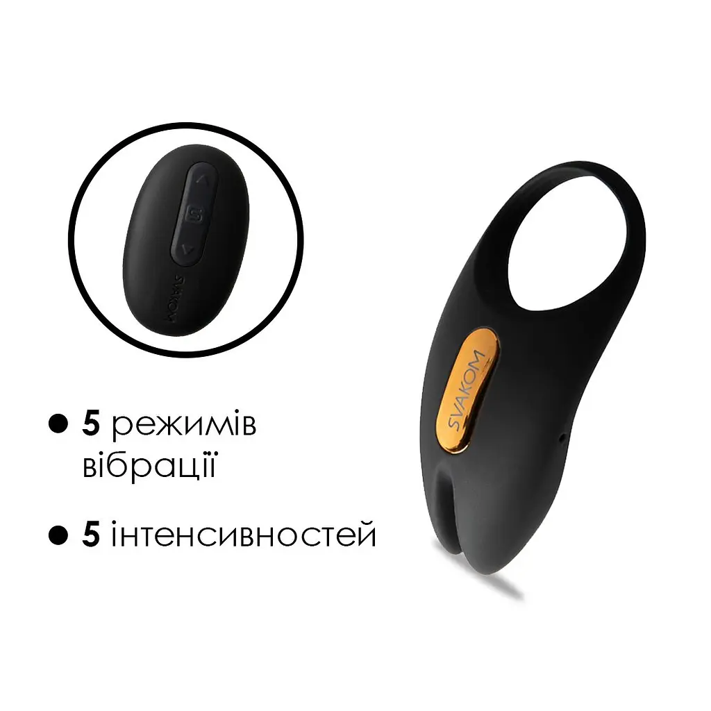 Ерекційне віброкільце Svakom Winni 2, керування зі смартфона, пульт ДК - фото 4