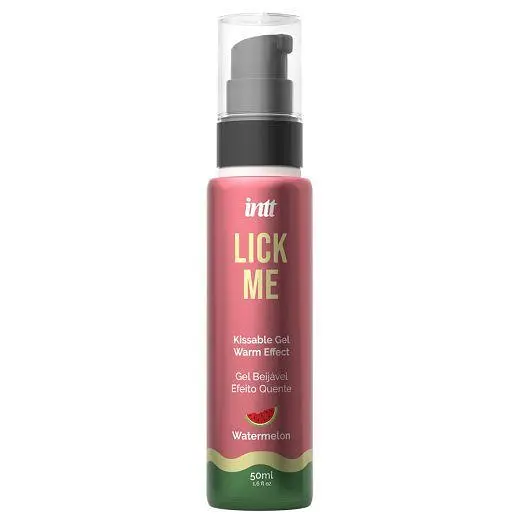 Лубрикант Intt Lick Me Watermelon Kissable на водній основі, 50 мл (кавун)