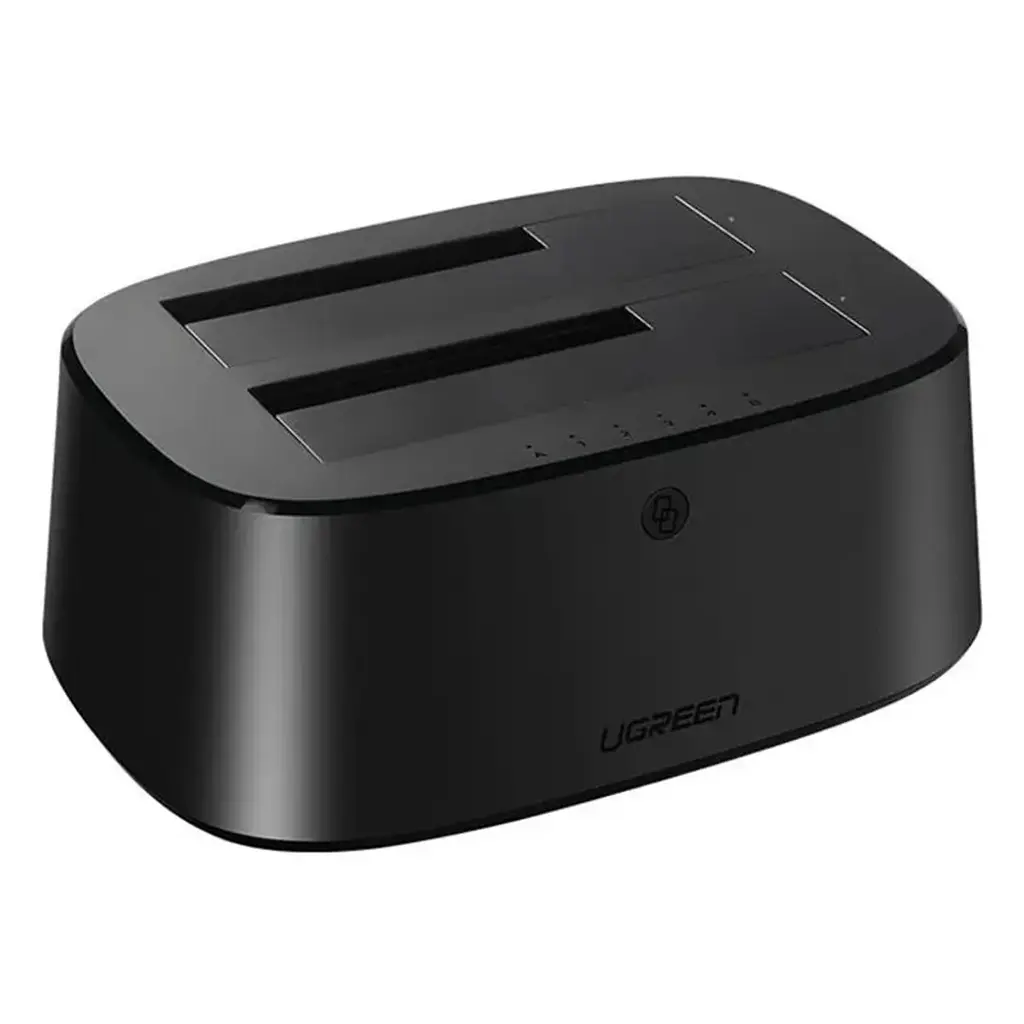 Док-станція Ugreen CM198 USB 3.0 to SATA Dual-Bay Hard Drive Duplicator/Cloner EU(UGR-50857) - фото 2