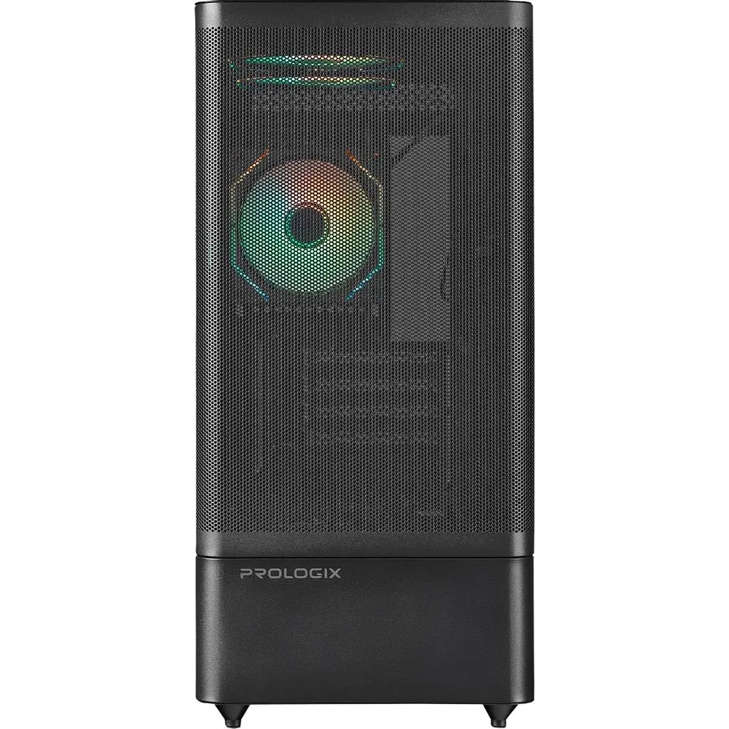 Корпус Prologix Lumi GM-01MAB сітчастий чорний [173428] - фото 4