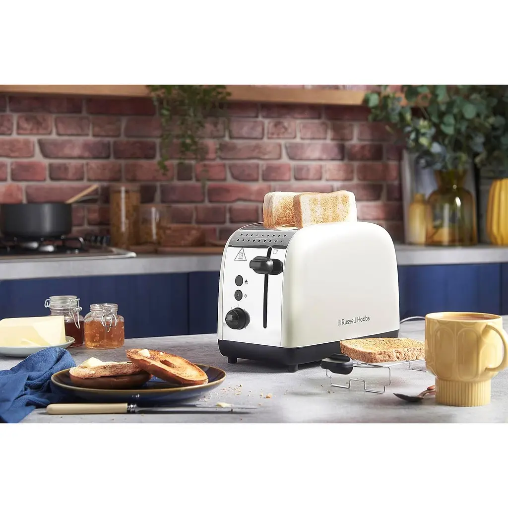 Тостер Russell Hobbs Colours Plus бежевый 1600 Вт (26551-56) - фото 9
