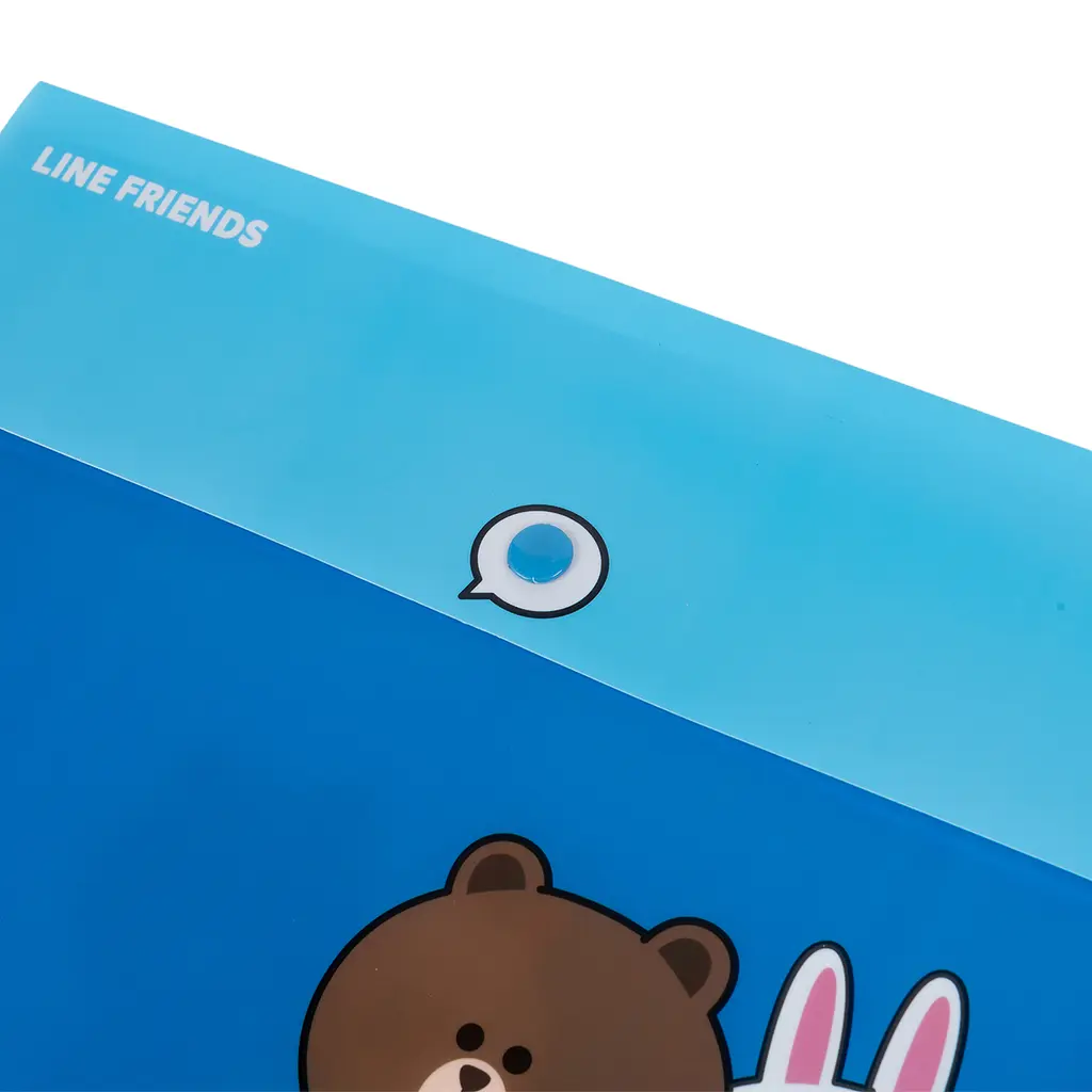 Папка-конверт Yes Line Friends, A4, з кнопкою (492080) - фото 2