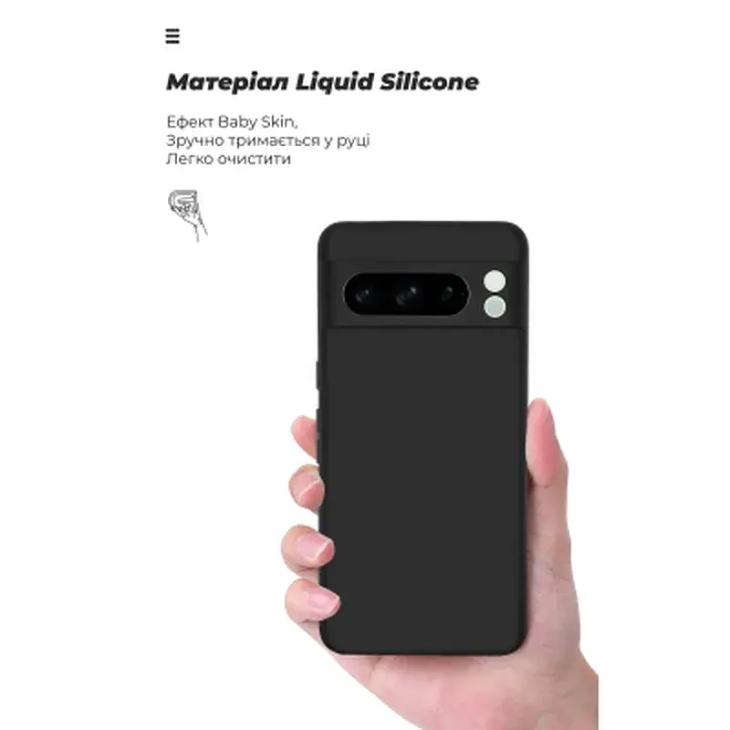 Чохол до мобільного телефона Armorstandart ICON Google Pixel 8 Pro Camera Cover Black (ARM89083) - фото 7