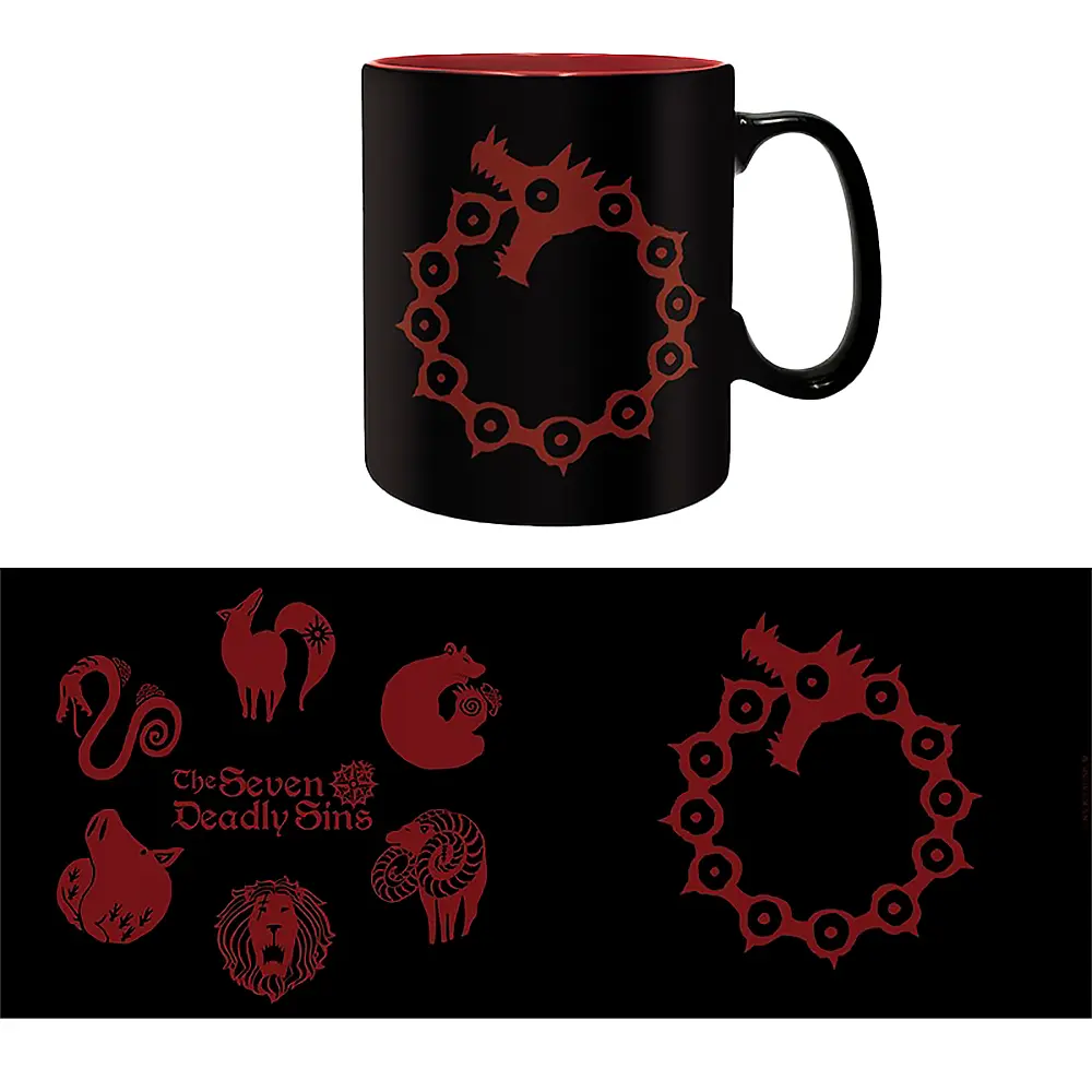 Чашка Seven Deadly Sins Symbols 460 мл - фото 5