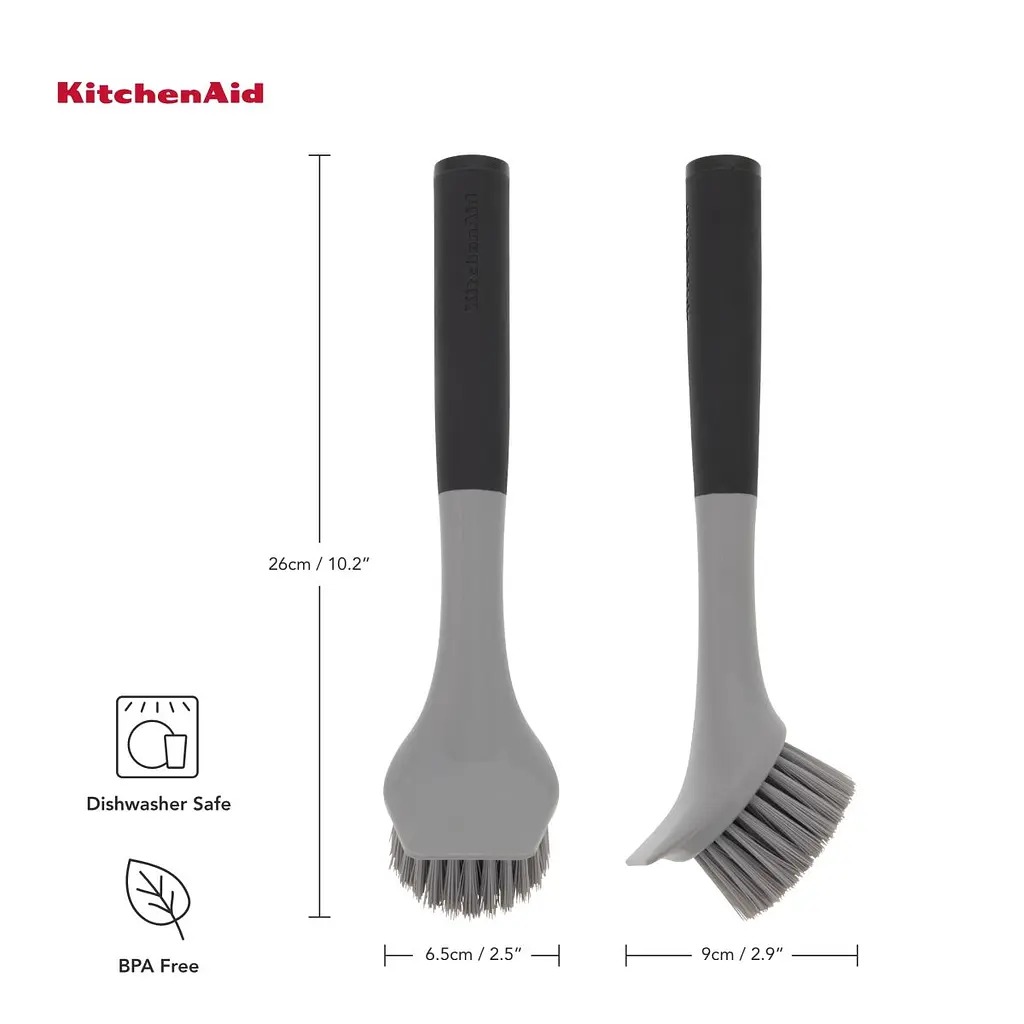 Щітка для миття посуду KitchenAid Sinkware 26 см сіра (KEG882OHOBA) - фото 2