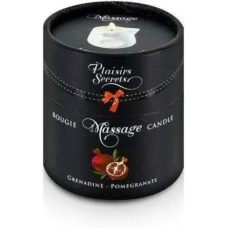 Массажная свеча Plaisirs Secrets Pomegranate (80 мл) - фото 3