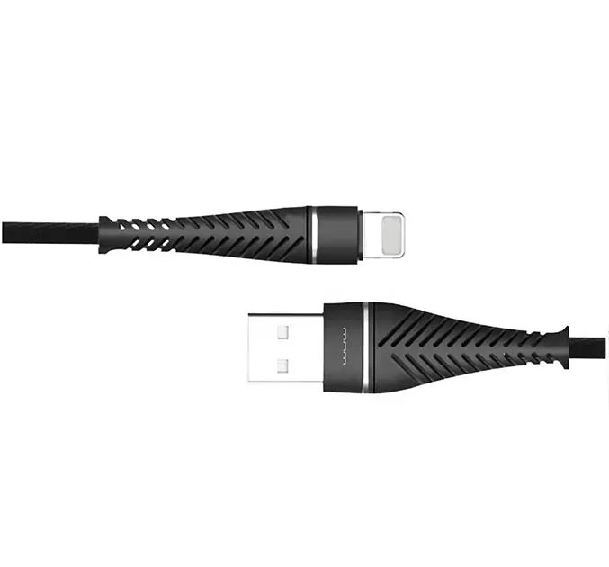 Кабель USB Lightning WUW X 113 color 1 m - фото 2