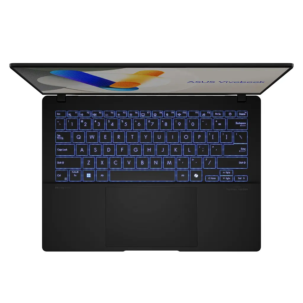 Ноутбук ASUS Vivobook S 14 S5406SA-QD100 14 WUXGA OLED, Intel Ultra 7 256V, 16GB, F1TB, UMA, NoOS, Чорний (90NB15R3-M00DT0) - фото 6