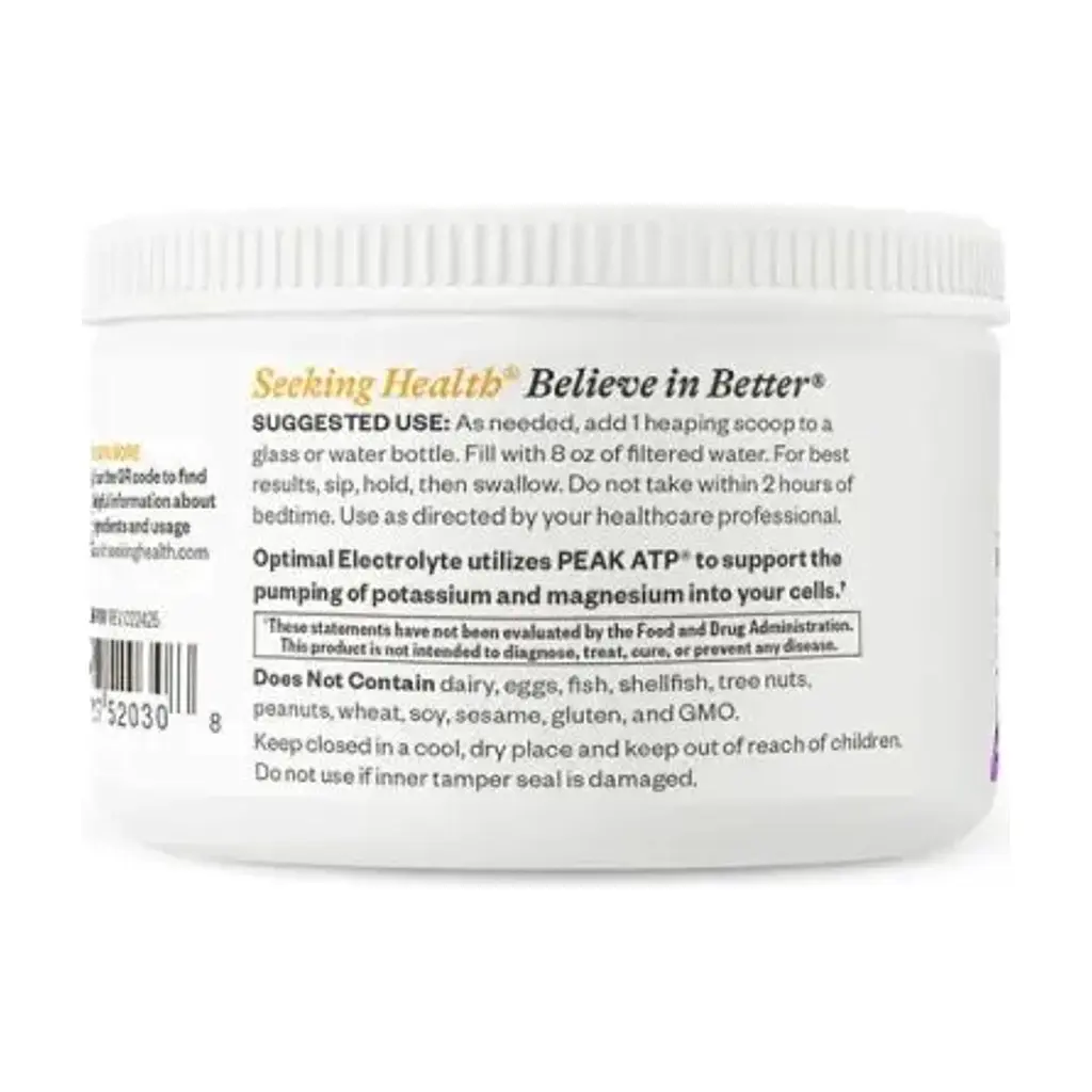 Вітамінно-мінеральний комплекс Seeking Health Електроліти, ягідний смак, Optimal Electrolyte, 192 гр (SKH-52030) - фото 4
